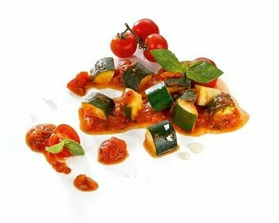Zucchini-Tomaten-Gemüse mit Basilikum und Oregano 200g