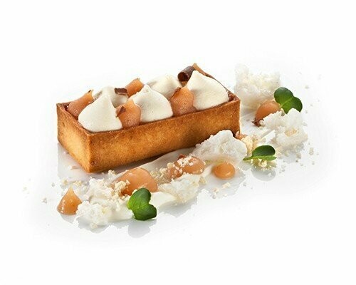 Quittenbrot Mürbeteigtartelette mit Schmand und Quitten 40g