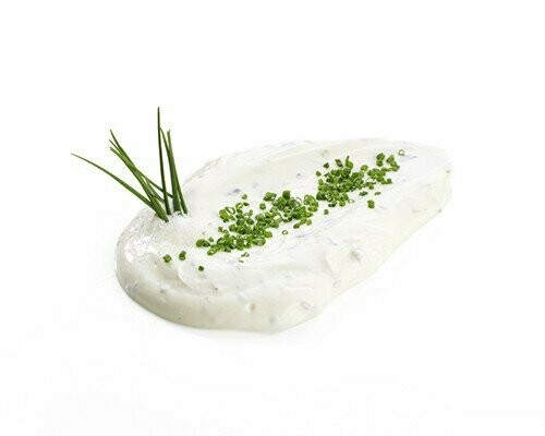 Sour Cream mit Quark, Rapsöl und Schnittlauch 100g Sour Cream mit Quark, Rapsöl und Schnittlauch 100g