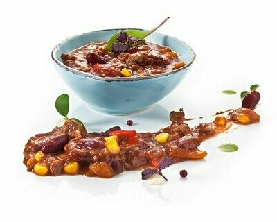 Chili con Carne mit Rindfleisch, Mais, Jalapeños und Kidneybohnen 200g