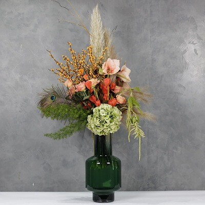 Autumn Design With Vase