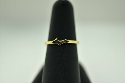 10K Yellow Gold UP Ring