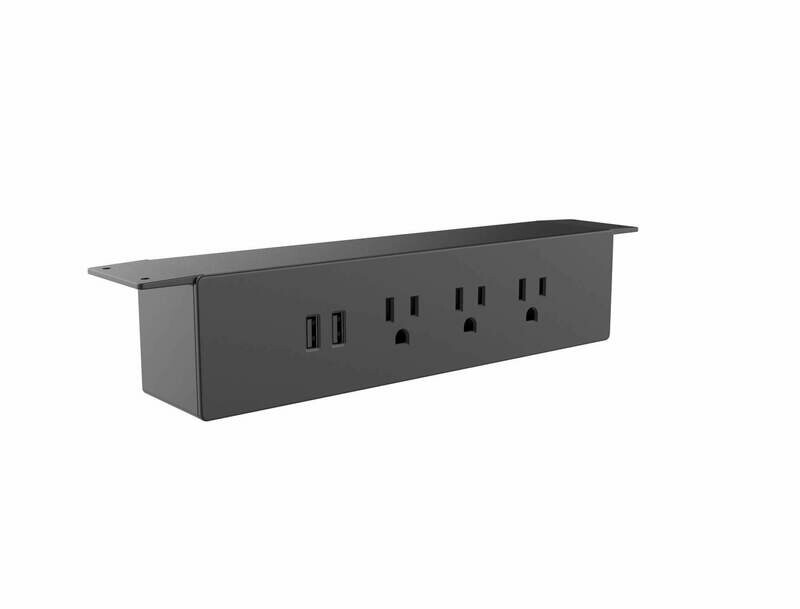 3 Power Outlet + 2 ports USB Strip Extension