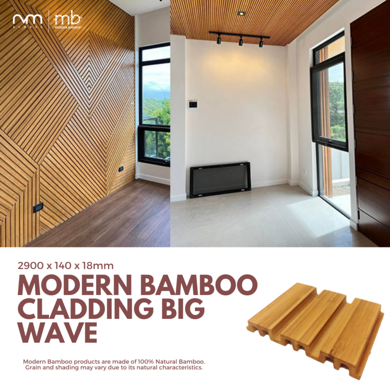 Modern Bamboo Cladding Big Wave
