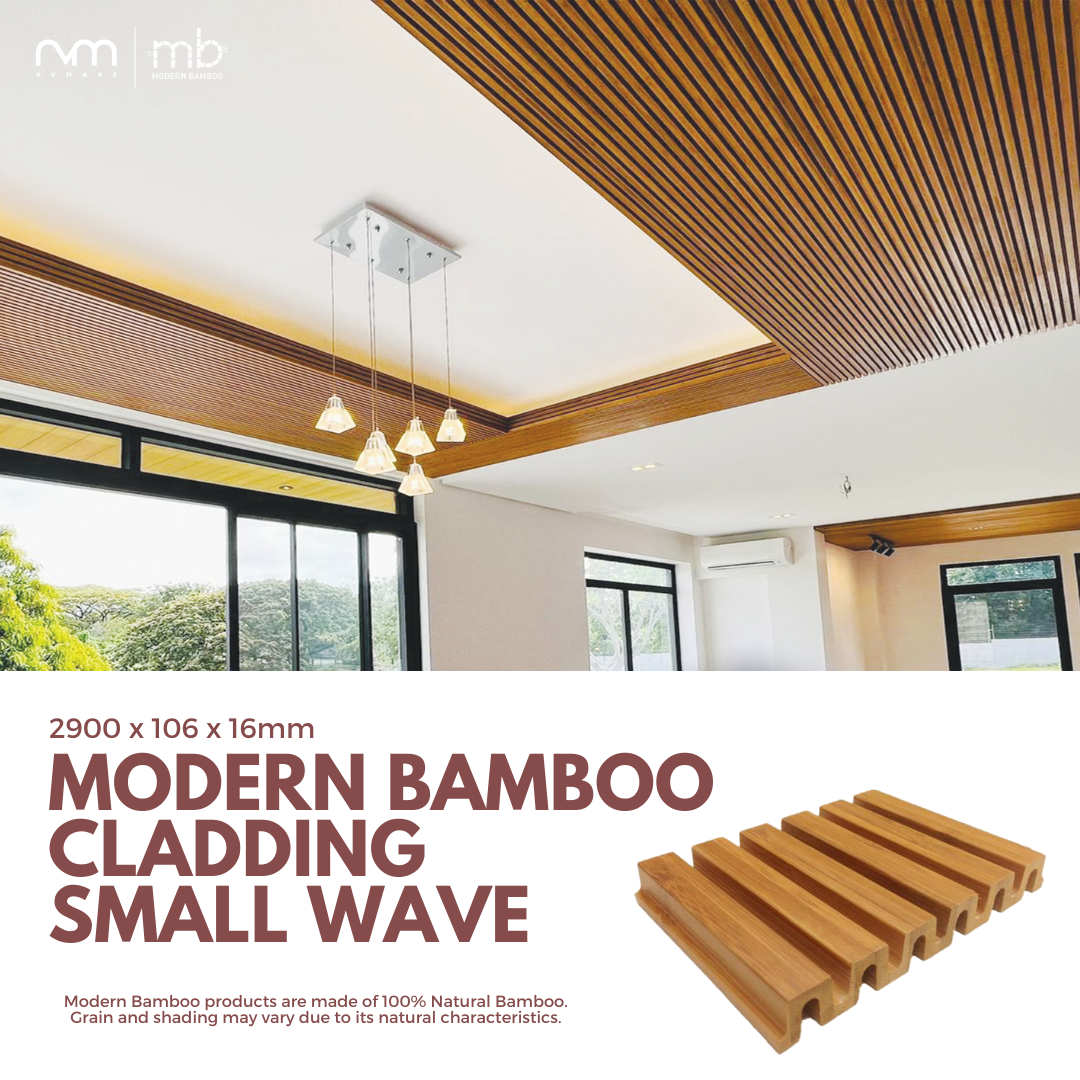 Modern Bamboo Cladding Small Wave