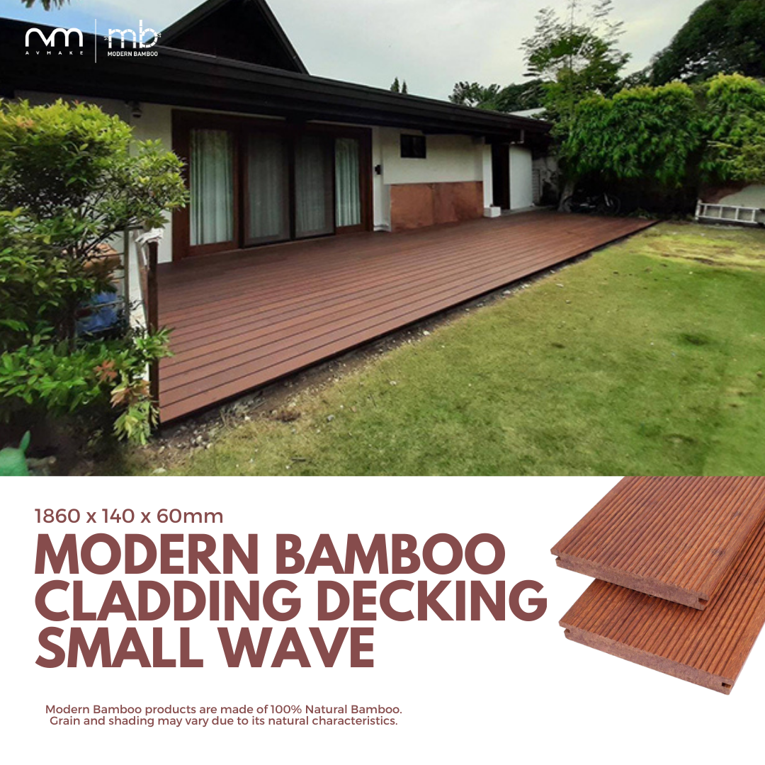 Modern Bamboo Cladding Decking Small Wave