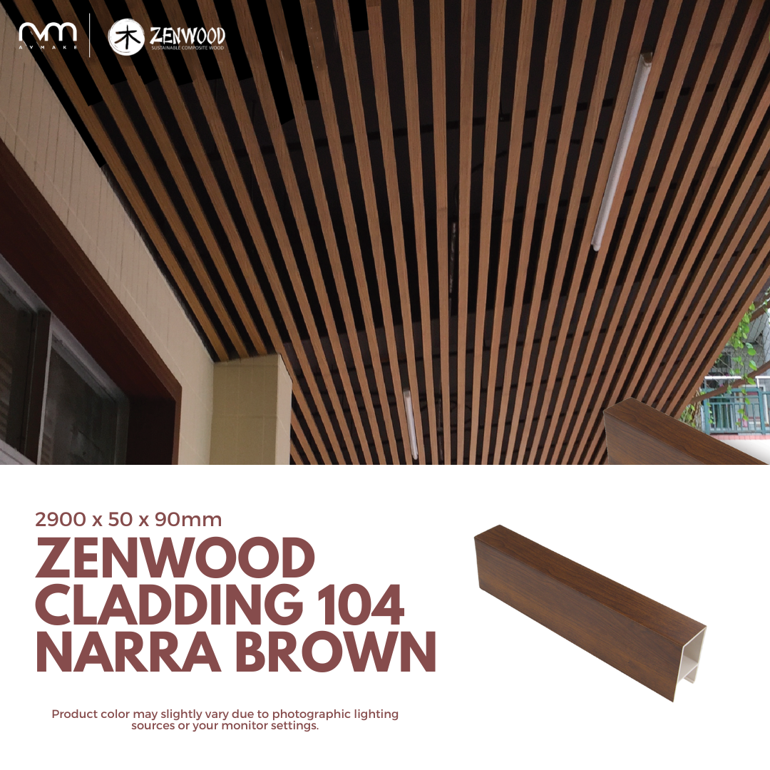 Zenwood Cladding 104 Narra Brown