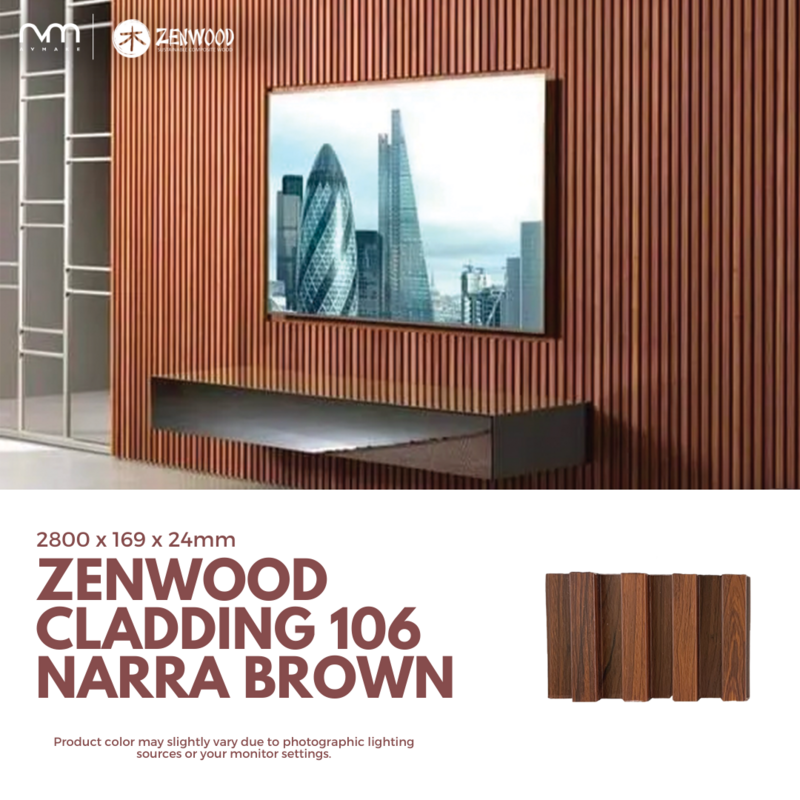 Zenwood Cladding 106 Narra Brown