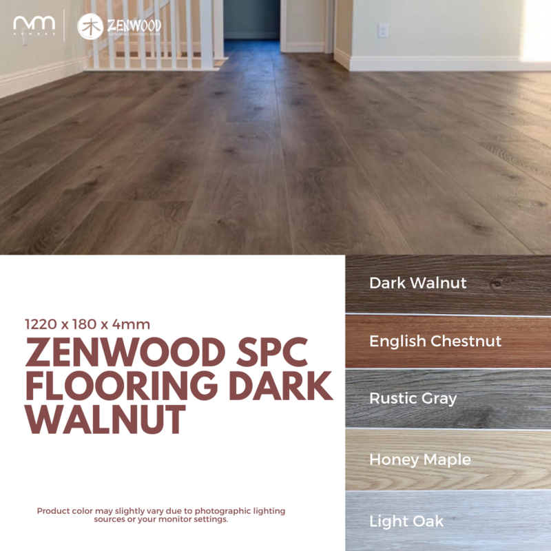 Zenwood SPC Flooring Dark Walnut