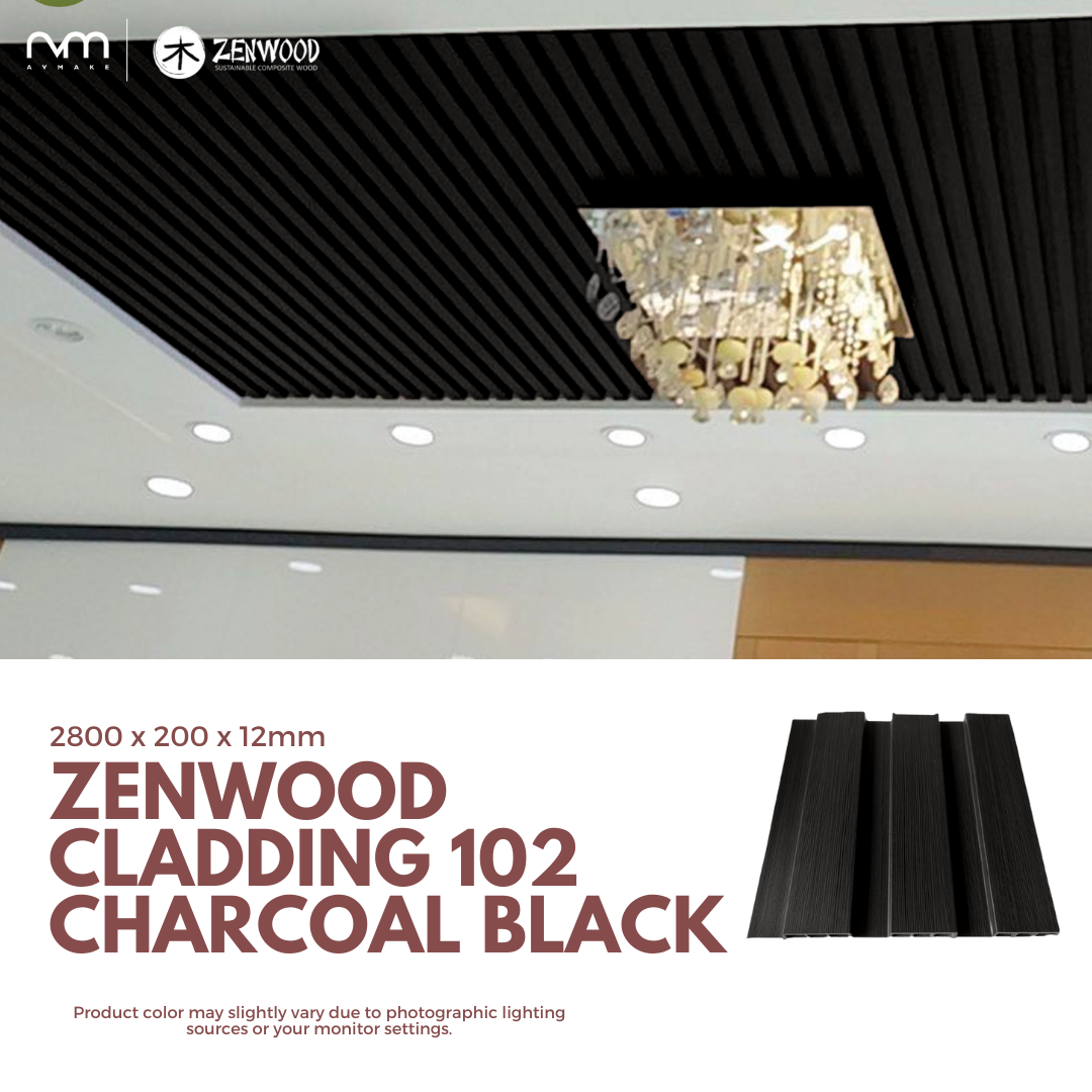Zenwood Cladding 102 Charcoal Black