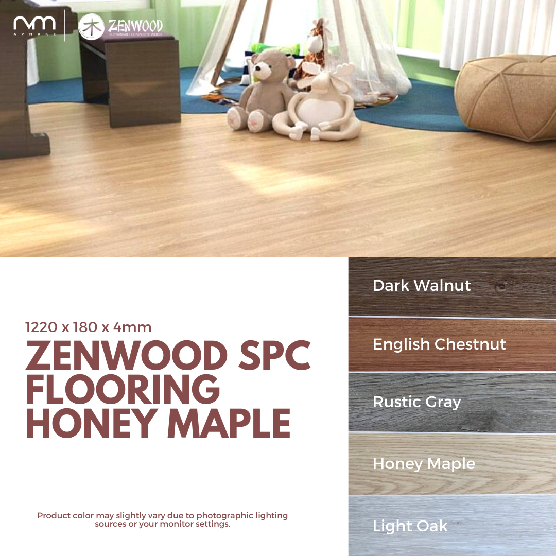 Zenwood SPC Flooring Honey Maple
