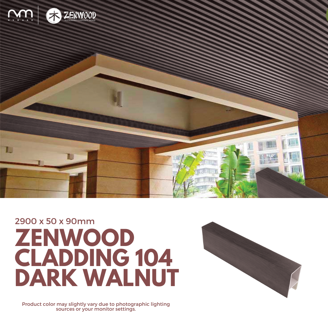 Zenwood Cladding 104 Dark Walnut