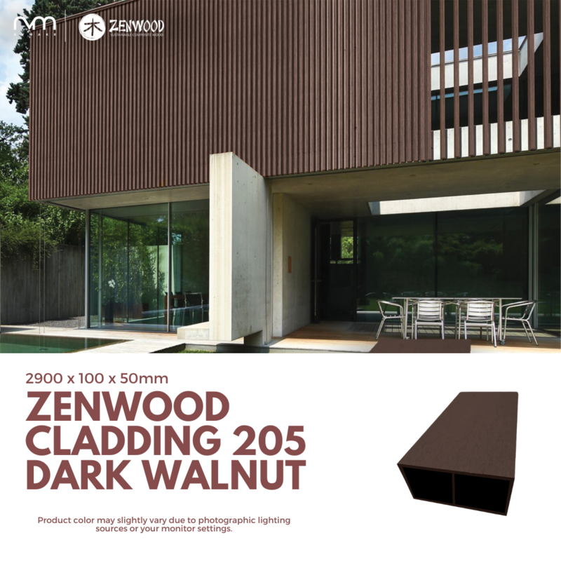 Zenwood Cladding 205 Dark Walnut