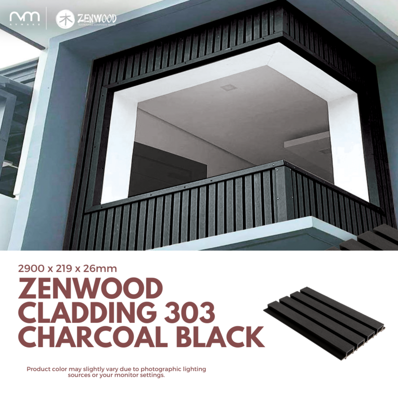 Zenwood Cladding 303 Charcoal Black