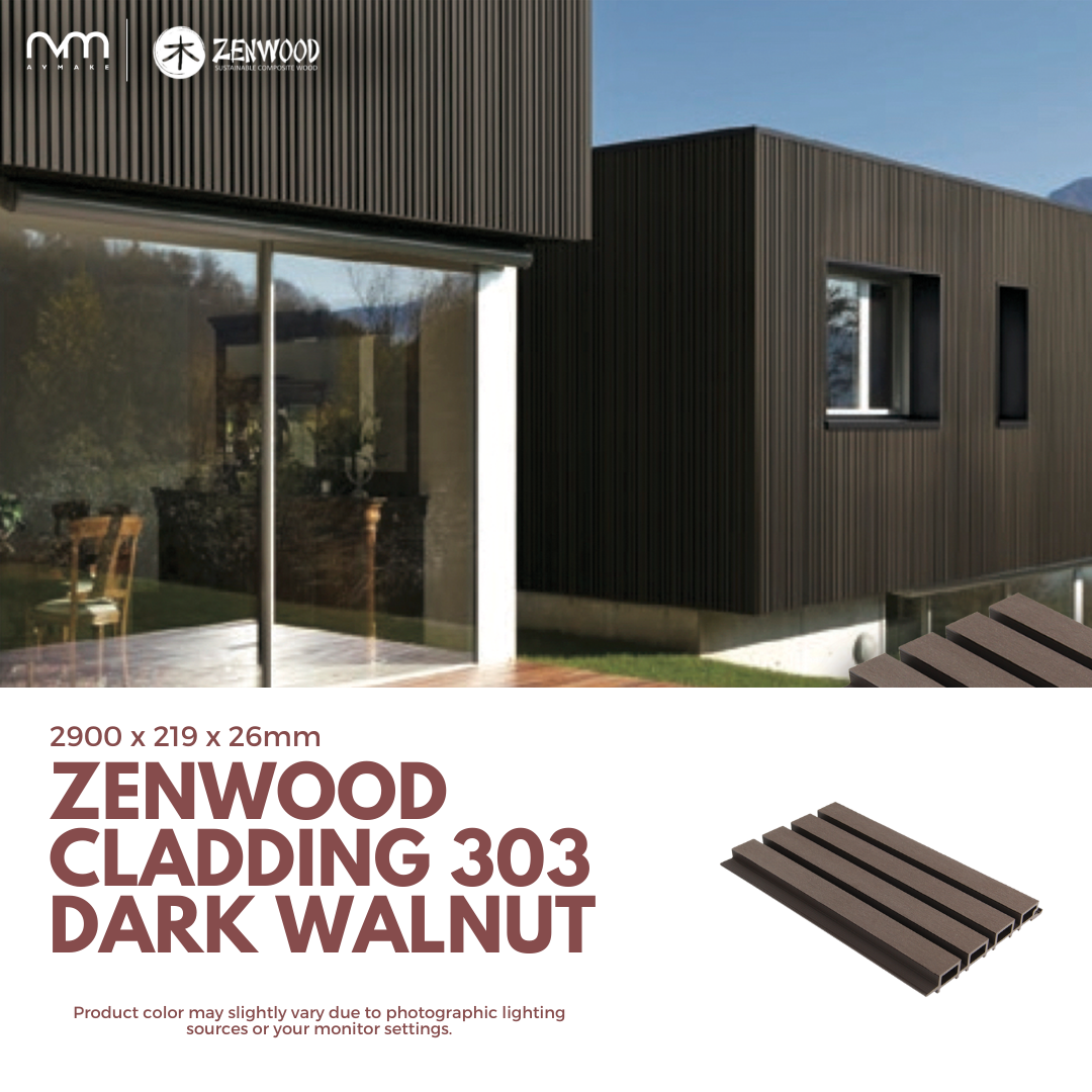 Zenwood Cladding 303 Dark Walnut