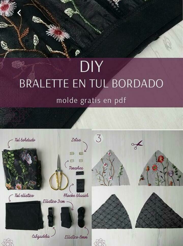 bralette bordado a mano/ 
hand embroidered bralette