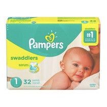 Pañales Pampers Swaddlers Talla S1 32 Unidades