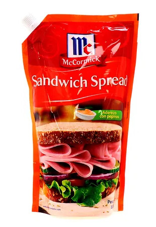 Sandwich Spread McCormick  Doy Pack 800 Gramos