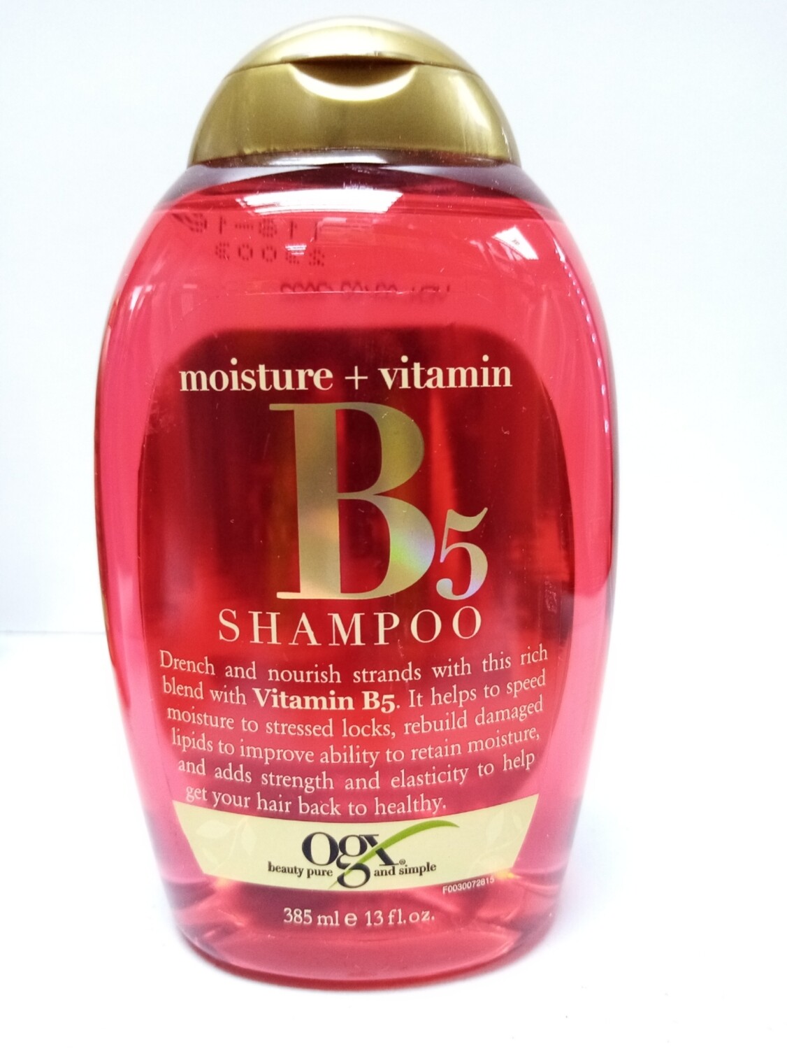 Shampoo Organix Vitamina B5 13oz