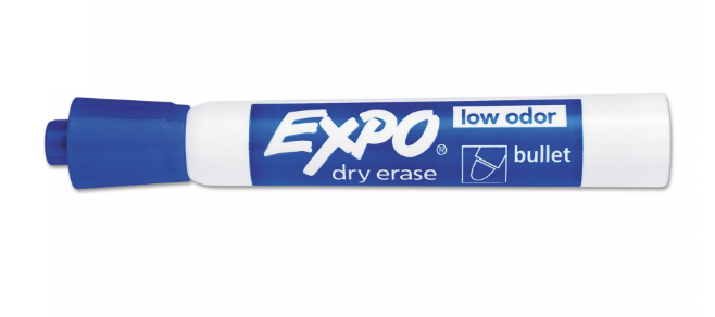Marcador Expo Low Odor Azul