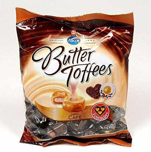 Confite Arcor Butter Toffees Cafe (100 unid) 400gr