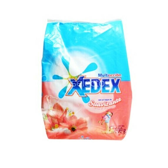 Detergente Xedex en Polvo  Suavizante B Primavera 500gr