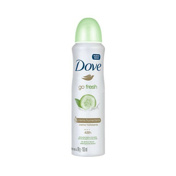 Desodorante Dove Aerosol anti transpirante  Pepino y Te Verde 89gr/150ml