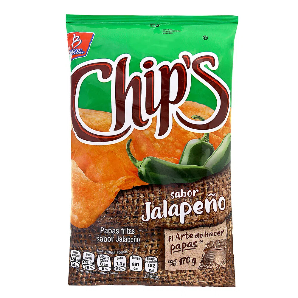 Chips Barcel Jalapeño 170gr
