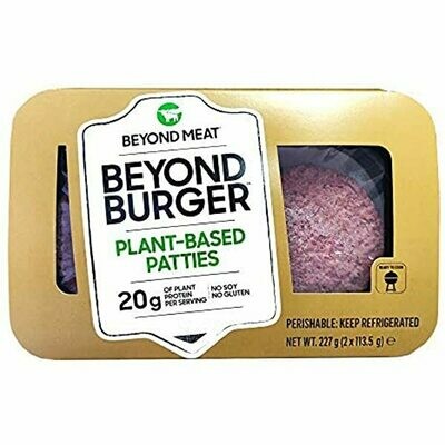Promoción Hamburguesa Vegana a base de vegetales - Beyond Burger Plant-Based Patties 20gr Bandeja 2 unidades + Camiseta Gratis
