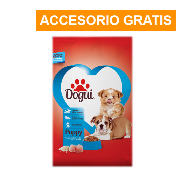 Promoción Dogui Cachorro 4Kg + Accesorio Gratis