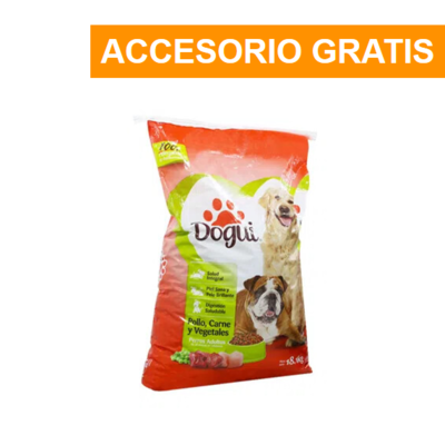 Promoción Dogui Pollo, Carne Y Vegetales 18.1Kg + Accesorio Gratis