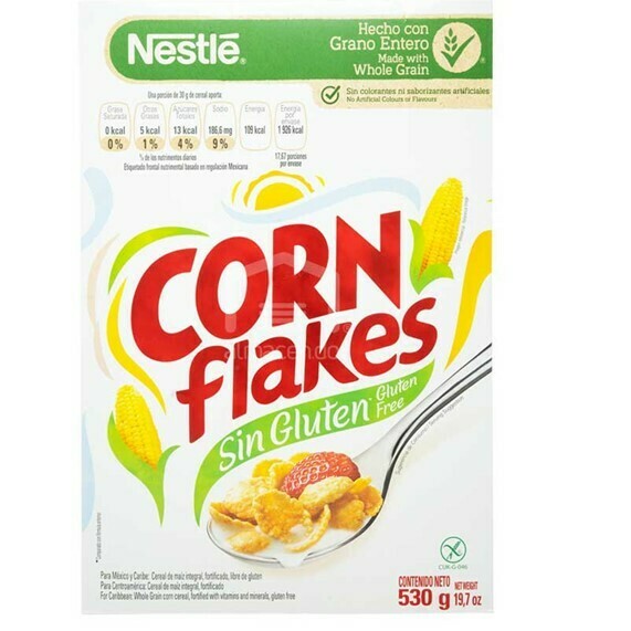 Cereal Nestle Corn Flakes Sin Gluten 530G