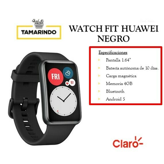 WATCH FIT Huawei Negro