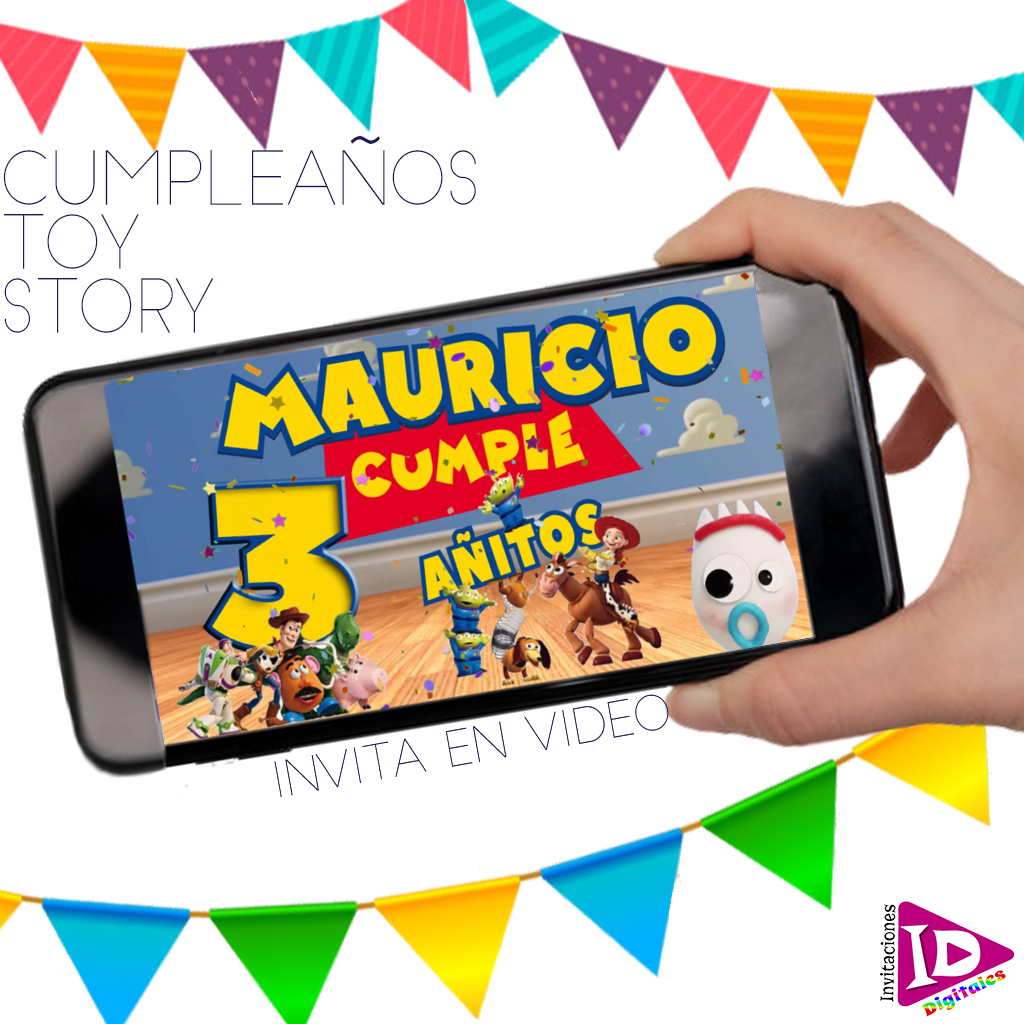 Tarjeta de Cumpleaños Toy Story