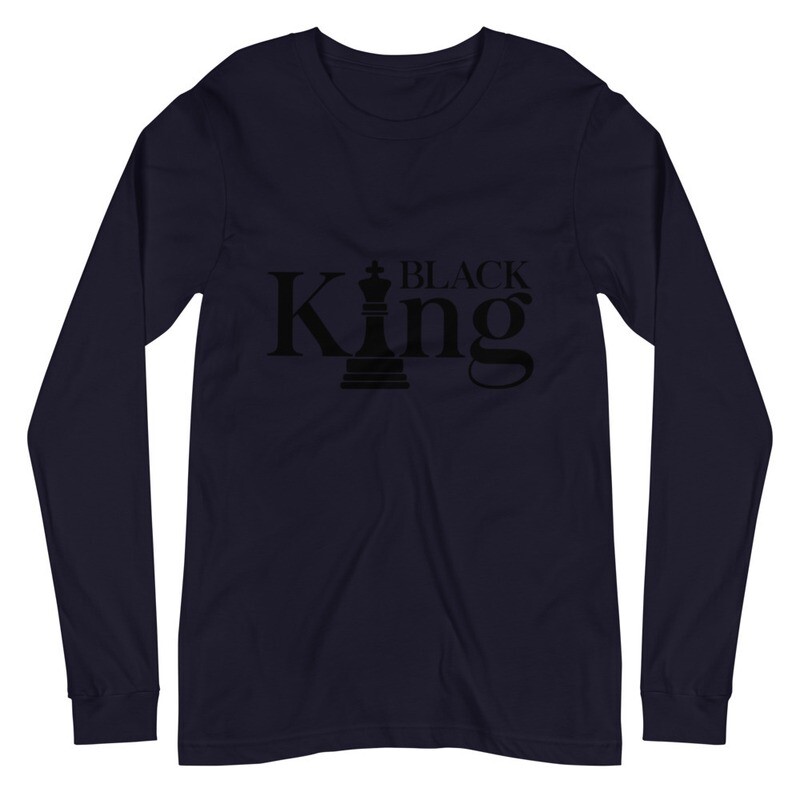 Black King Unisex Long Sleeve Tee