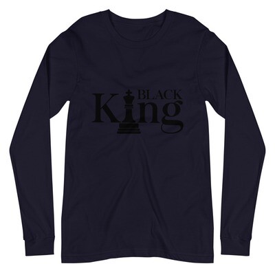 Black King Unisex Long Sleeve Tee