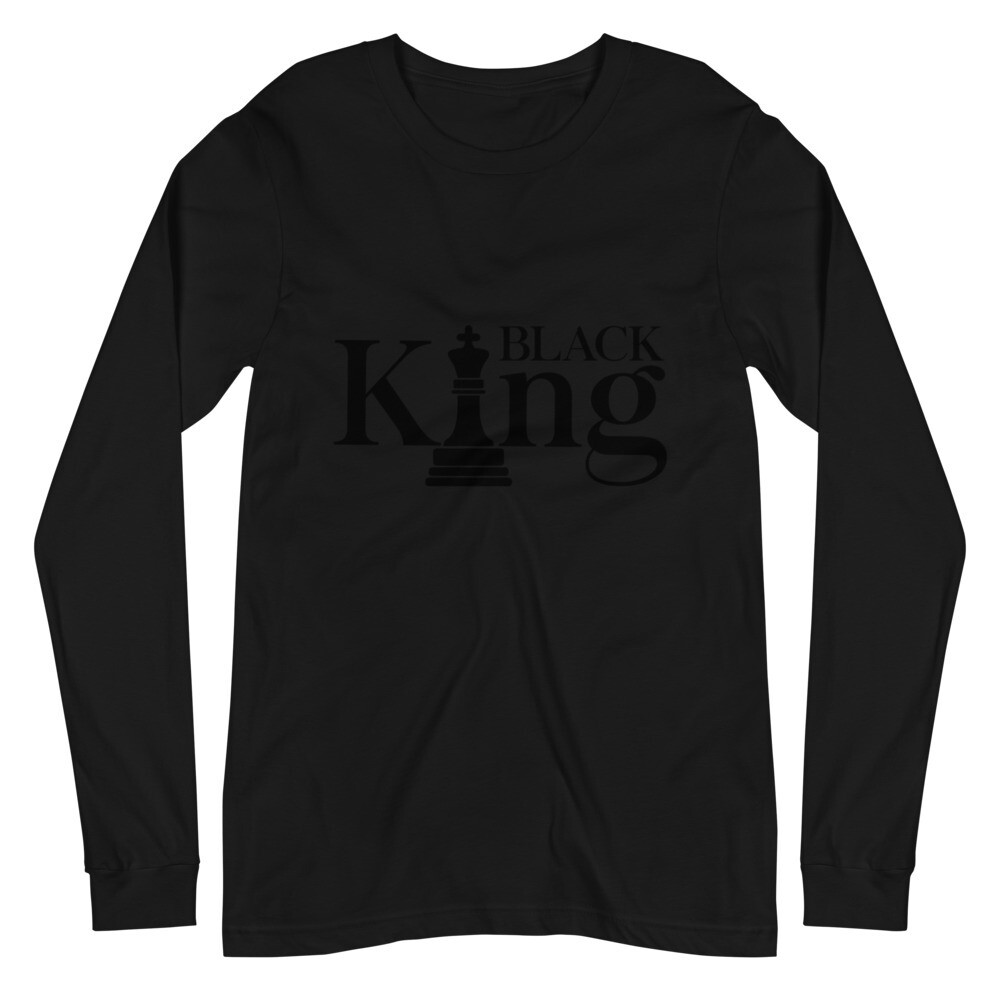 Black King Unisex Long Sleeve Tee