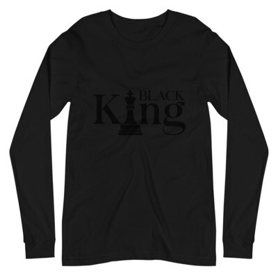 Black King Unisex Long Sleeve Tee