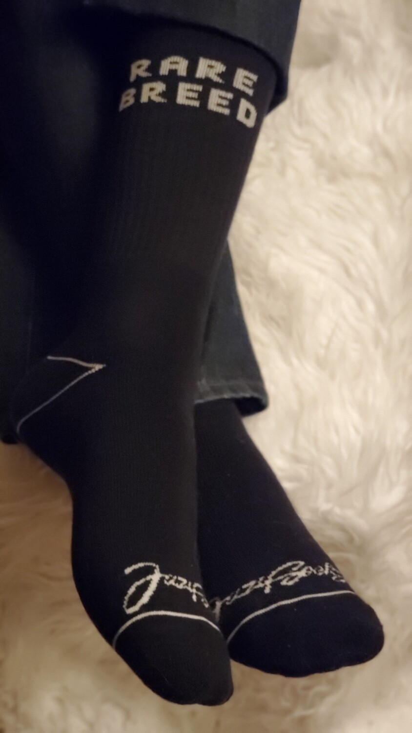 Rare Breed Crew Socks...Black