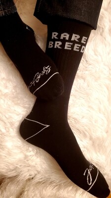 Rare Breed Crew Socks...Black