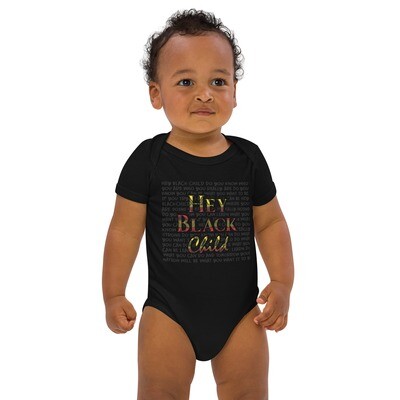 Hey Black Child Organic cotton baby bodysuit