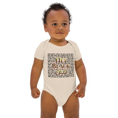 Hey Black Child Organic cotton baby bodysuit