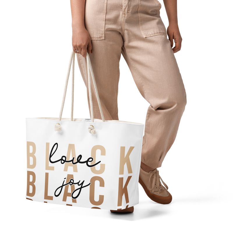 Oversized weekender bag
