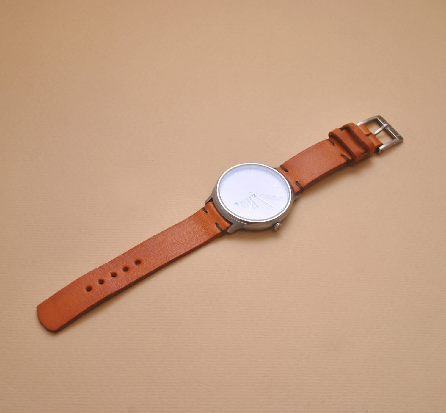 Kožený řemínek k hodinkám / New Leather watch strap