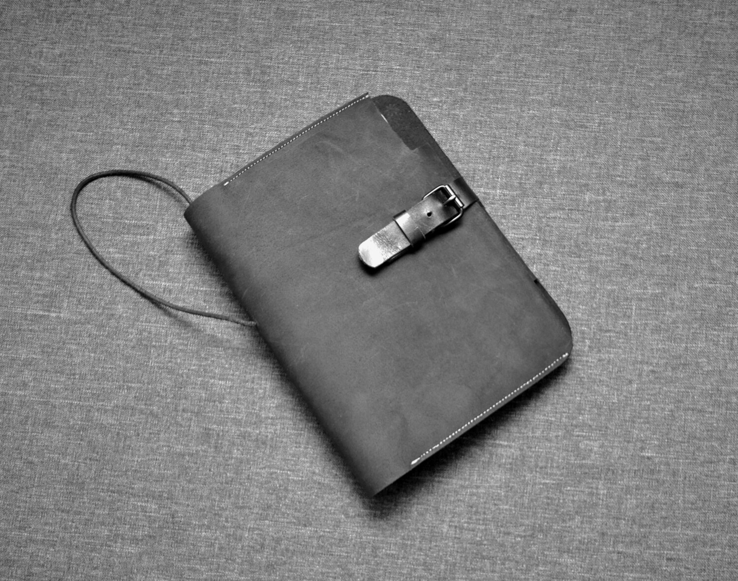 Kožený obal na A5 zápisník/Moleskine black