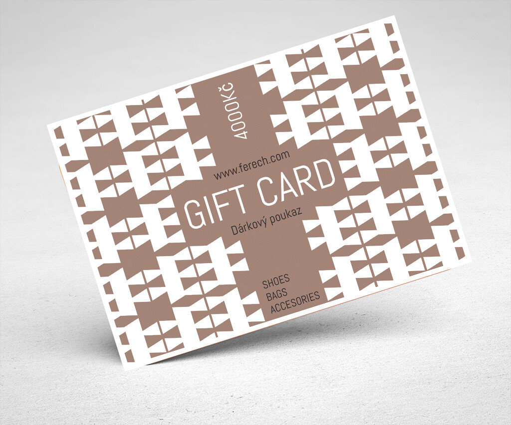 Gift card / Dárkový poukaz
