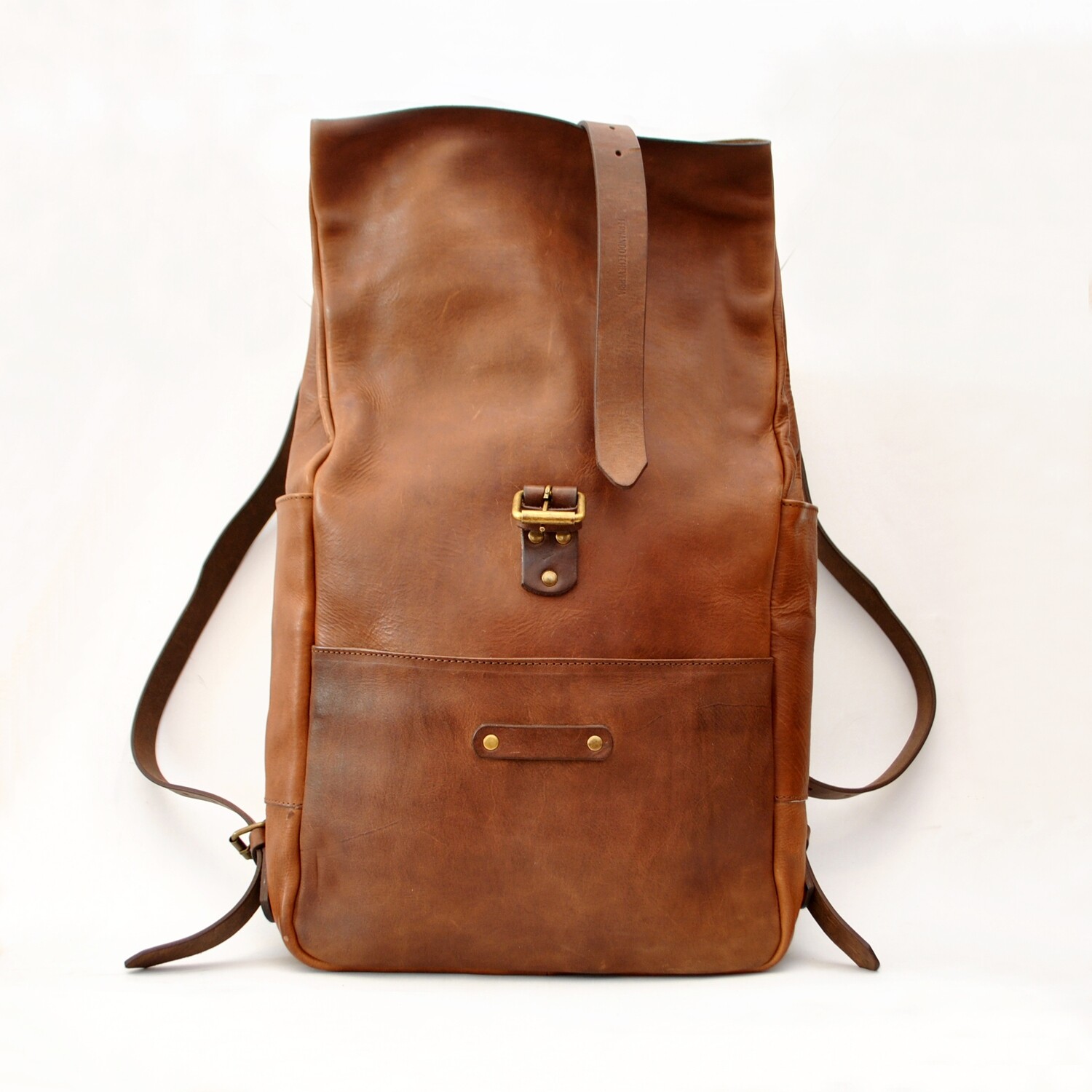 Kreta rolltop backpack old brown