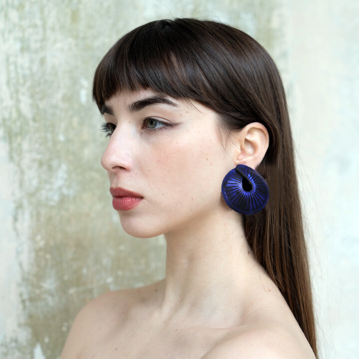 Ara earings DEEP BLUE