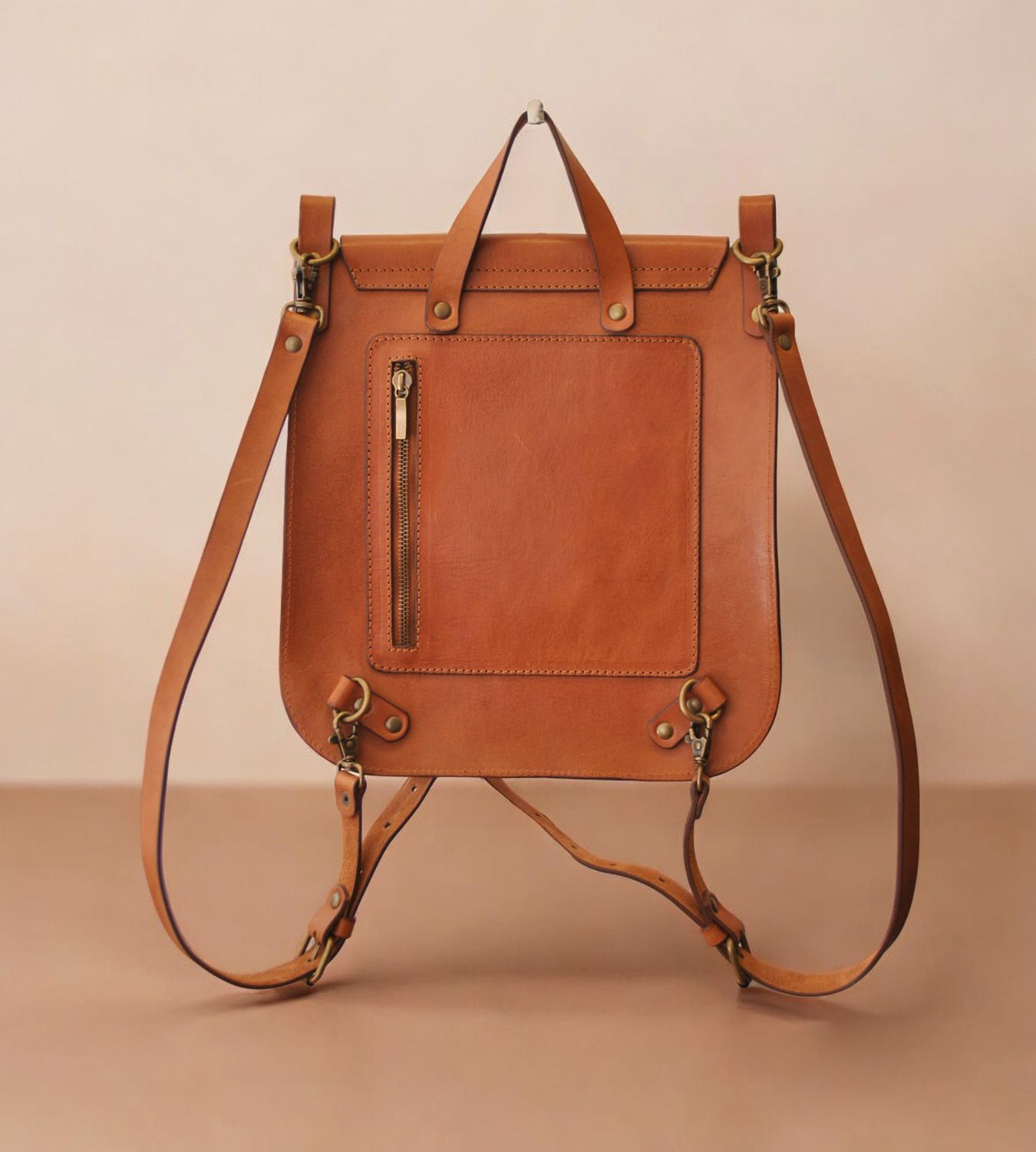 Dublin minibackpack caramel