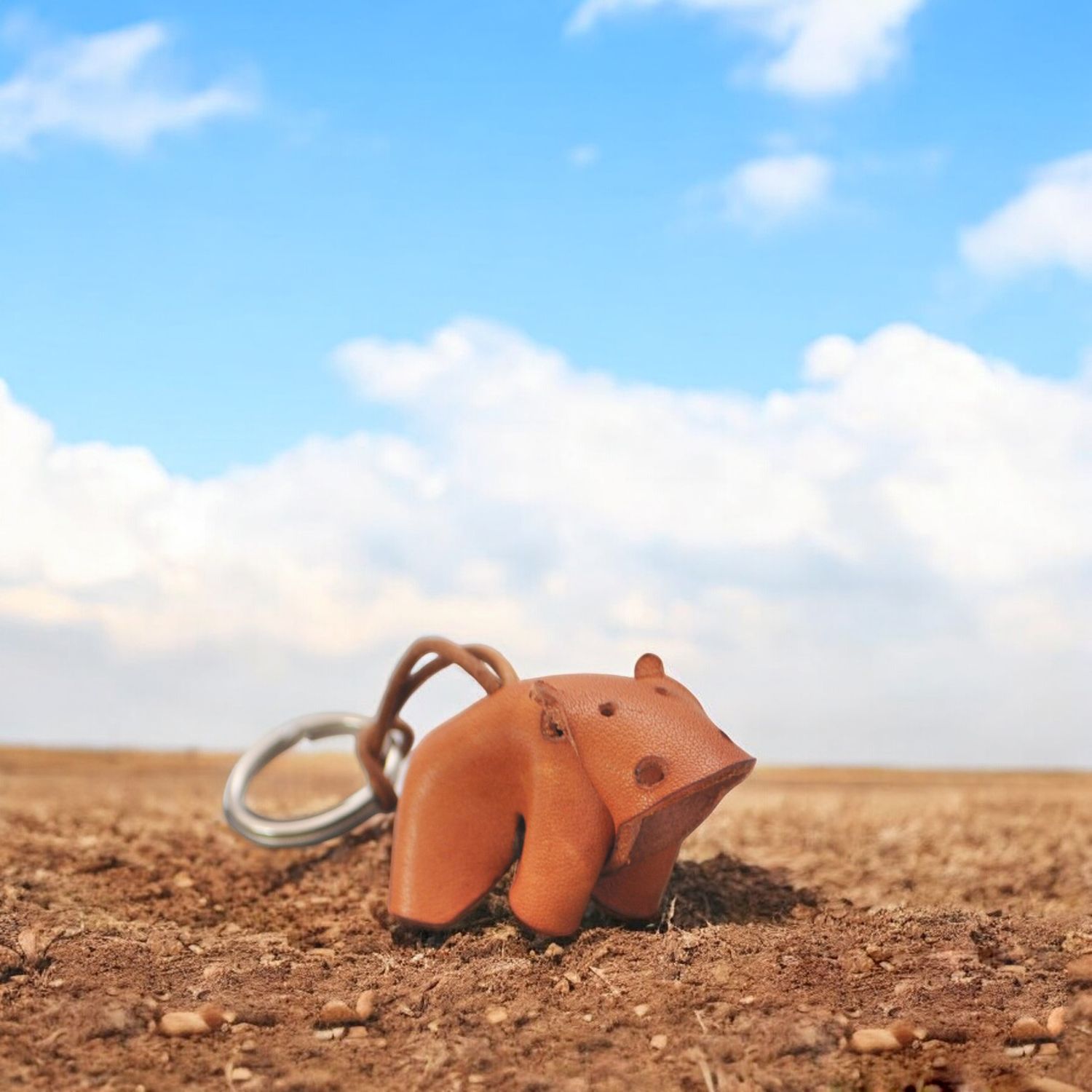 Keychain hippopotamus
